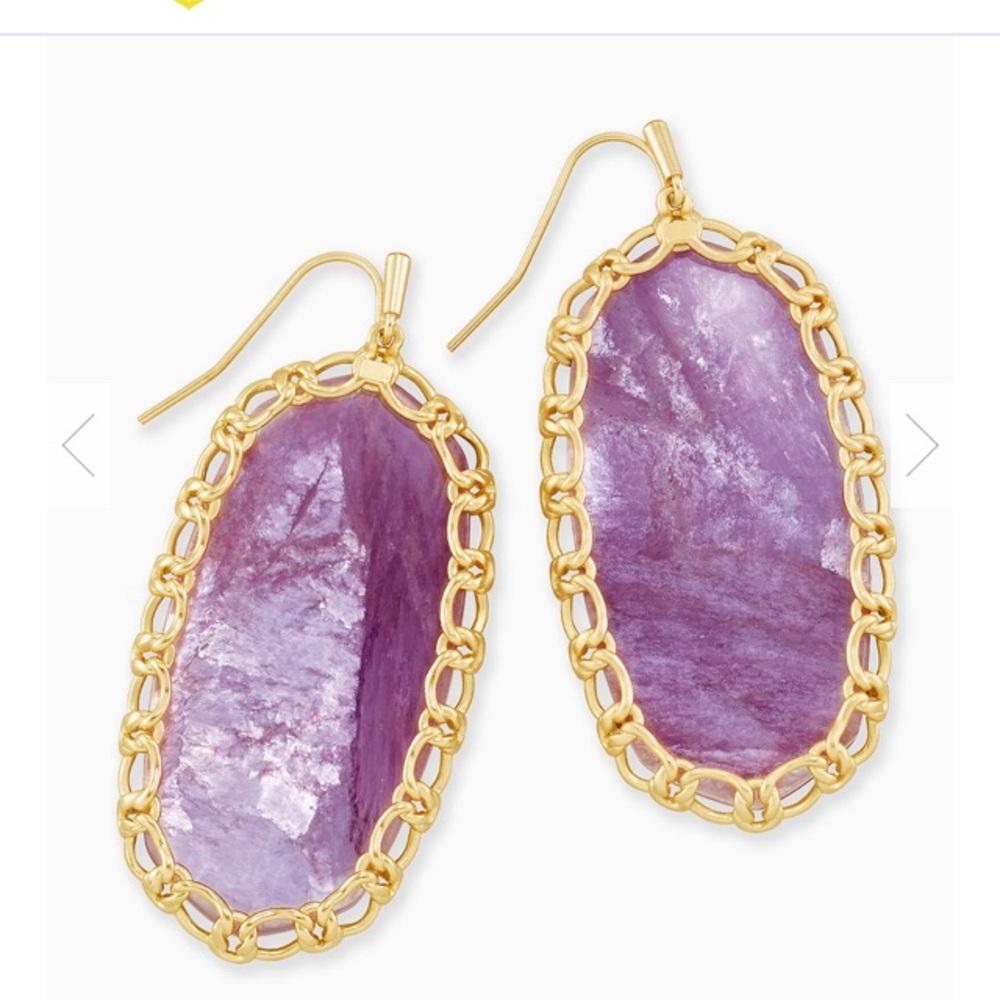 Macrame Danielle Gold Statement Earrings - image 1